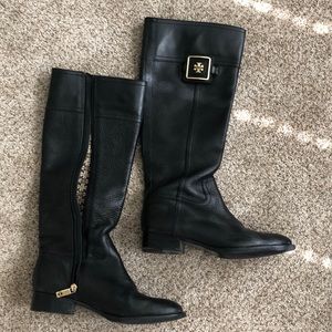 Tory Burch black boots 8.5